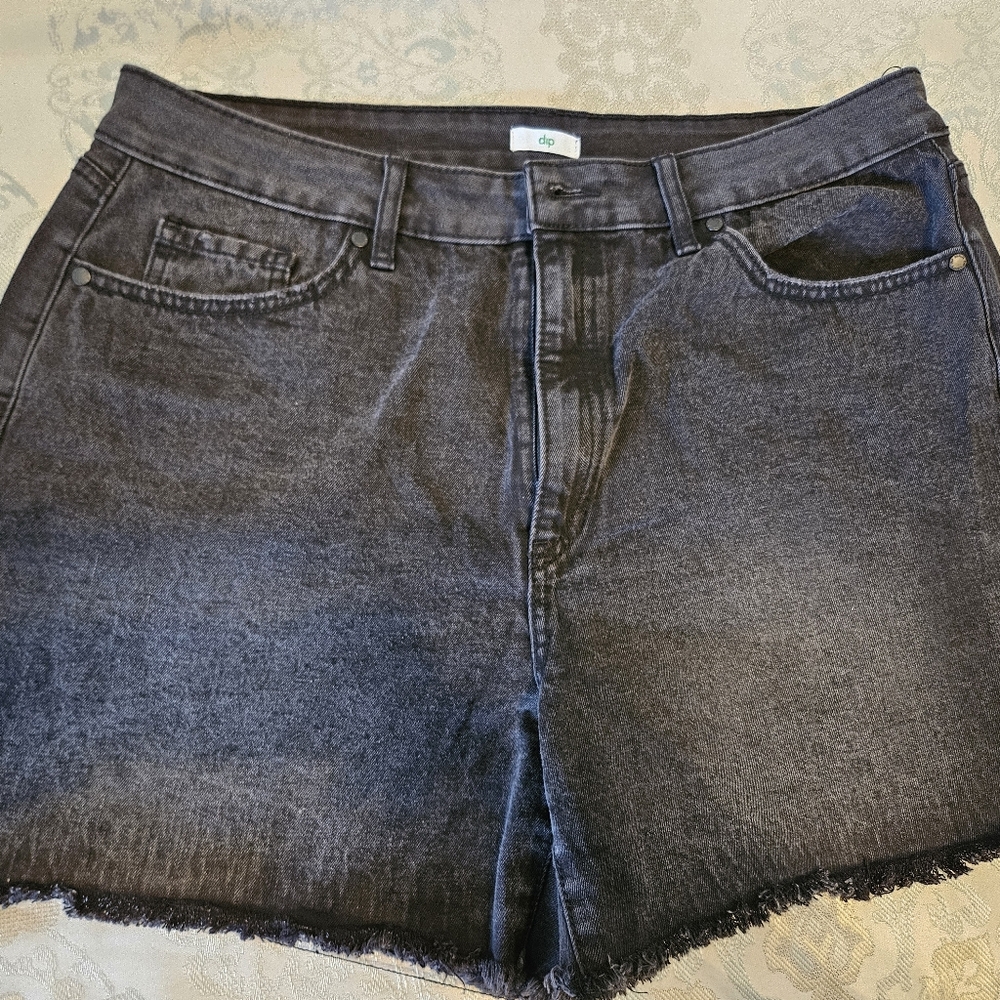 dip Women's Charcoal Denim Shorts